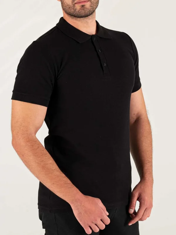 Siyah Polo Yaka Tişört